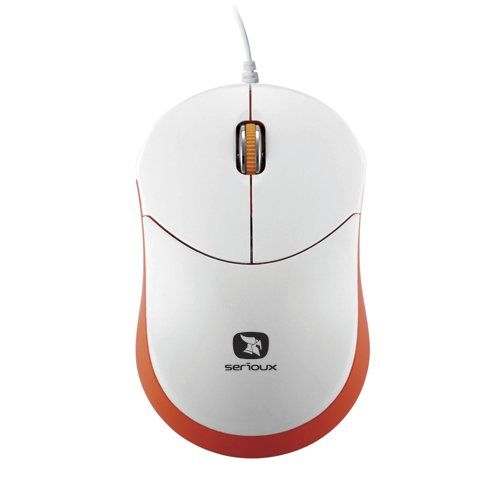 голяма снимка на SERIOUX USB RAINBOW 680 ORANGE RBM680-OR