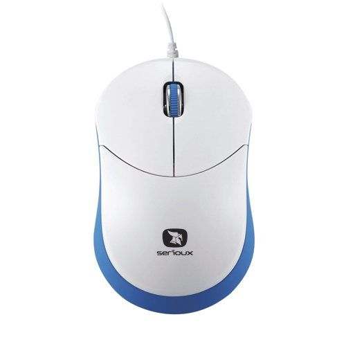 голяма снимка на SERIOUX USB RAINBOW 680 BLUE RBM680-BL