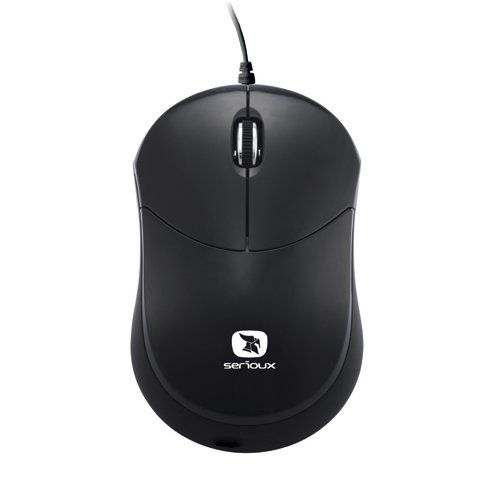 голяма снимка на SERIOUX USB RAINBOW 680 BLACK RBM680-BK