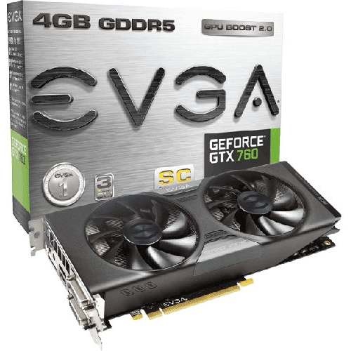 голяма снимка на EVGA GeForce GTX 760 FTW 4GB ACX Cooler