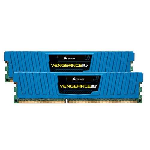 голяма снимка на CORSAIR 2x2GB Vengeance Blue LP DDR3 1600Mhz 1.5V