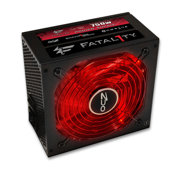 голяма снимка на PSU OCZ Fatal1ty 750W Modular Gaming 80Plus Bronze