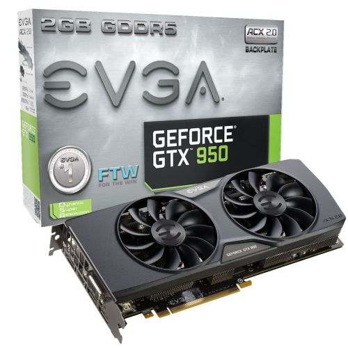 голяма снимка на EVGA GeForce GTX 950 FTW ACX 2.0