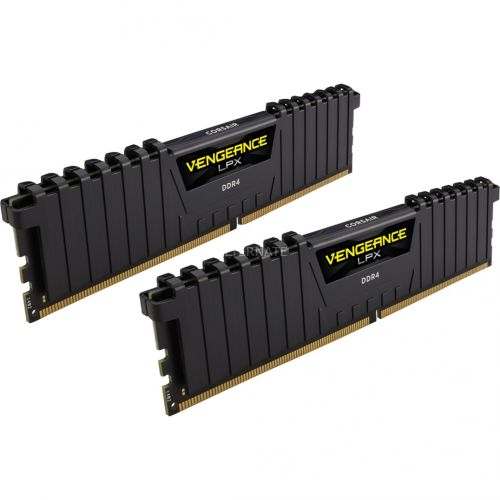 голяма снимка на CORSAIR DDR4 2133MHz 2x8GB CL13 LPX Black 1.20V