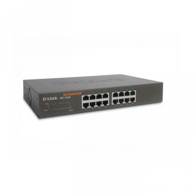 голяма снимка на D-LINK SW DGS-1016D 1000TP/16P