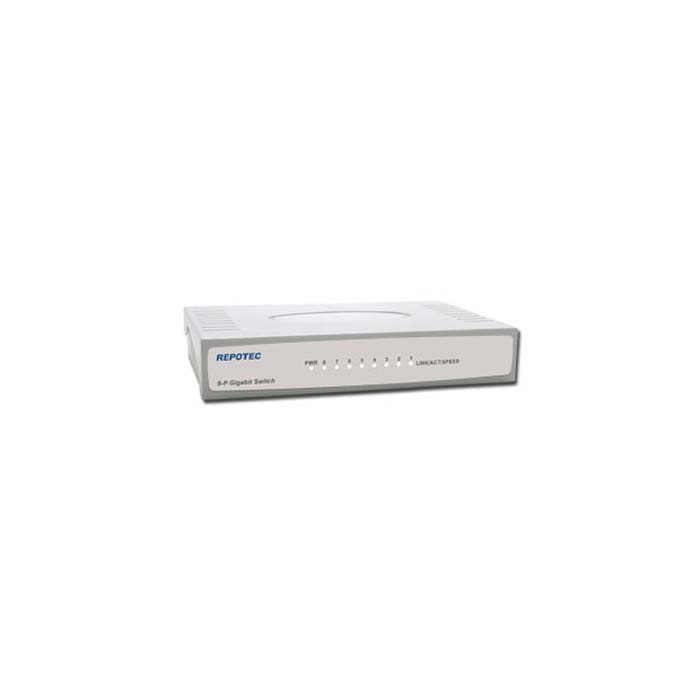 голяма снимка на SWITCH RP-G3800U 8PORT 1G