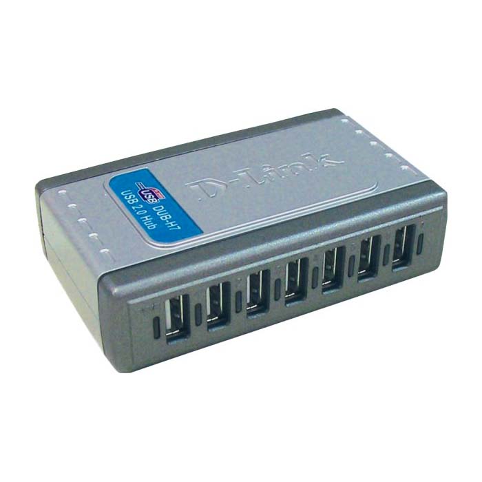 голяма снимка на D-LINK DUB-H7 USB HUB/7P
