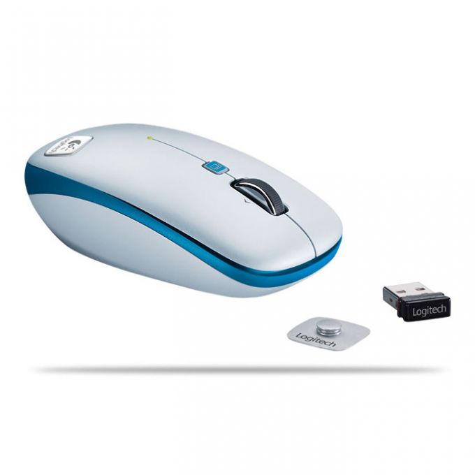 голяма снимка на LOGITECH V550 WL NANO BLU/GREY