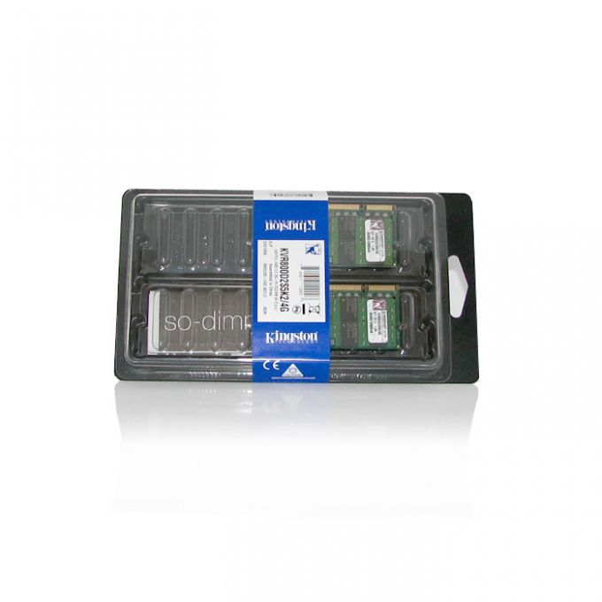 голяма снимка на KIT 2X2G DDR2 800 KINGST SODIM