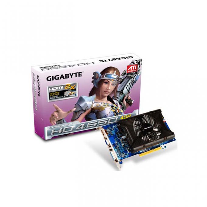 голяма снимка на GB R465D2-1GI /HD4650 AGP