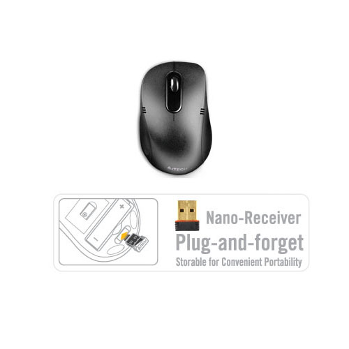 голяма снимка на A4 G7-630 PWRSAVE WL USB BLACK