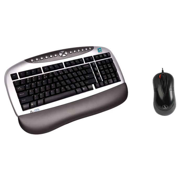 голяма снимка на A4 KB-21+OP-50D USB SLVR/BLCK