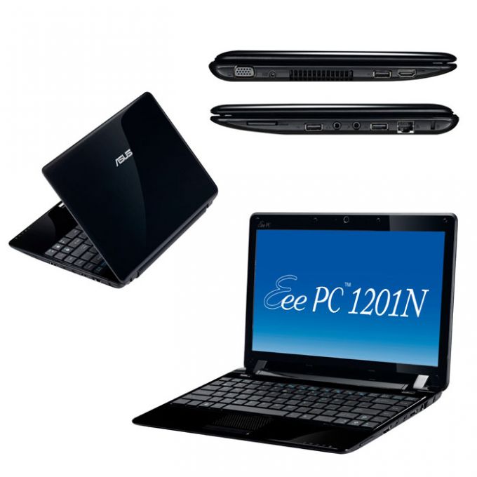 голяма снимка на ASUS EEE PC 1201N/12/ION/BLACK