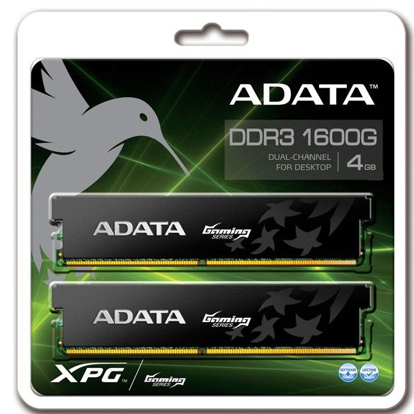 голяма снимка на KIT 2X2GB DDR3 1600G A-DATA
