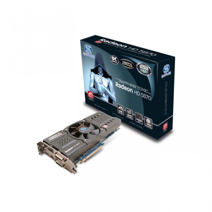 голяма снимка на SAPPHIRE TOXIC HD5870 2G G5