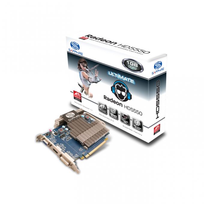 голяма снимка на SAPPHIRE ULTIMATE HD5550 1G D2