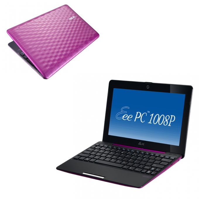 голяма снимка на ASUS EEEPC 1008P /PINK KRASHID