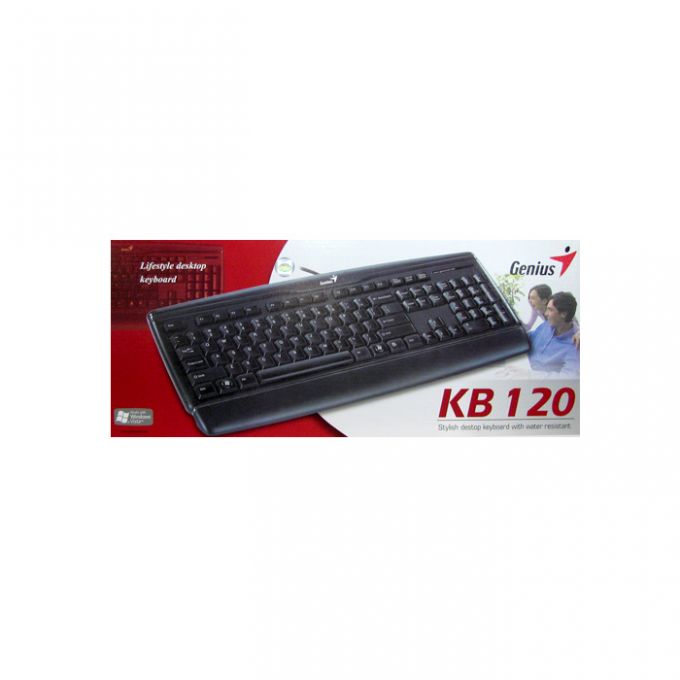голяма снимка на GENIUS KB 120 USB BLACK