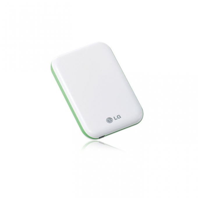 голяма снимка на EXT 320GB 2.5 LG XD5 WHI/GREEN