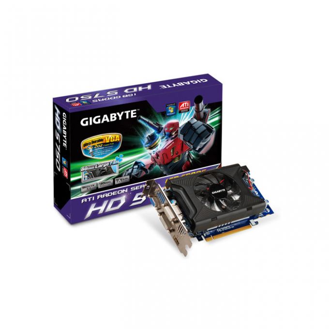 голяма снимка на GB R575OC-1GI /HD5750 1G GDDR5