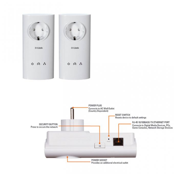 голяма снимка на D-LINK DHP-P307AV POWERLINE
