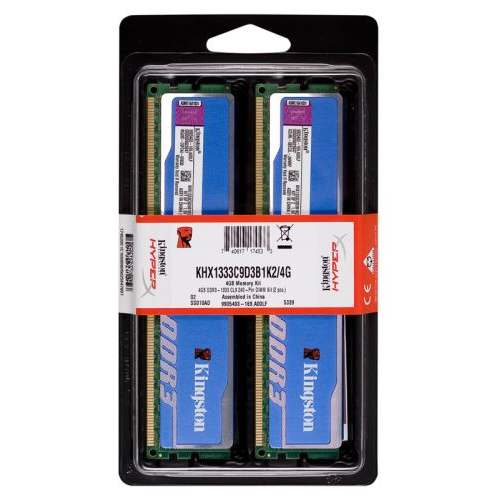 голяма снимка на 2X2G DDR3 1333 KINGS HYPERX BL
