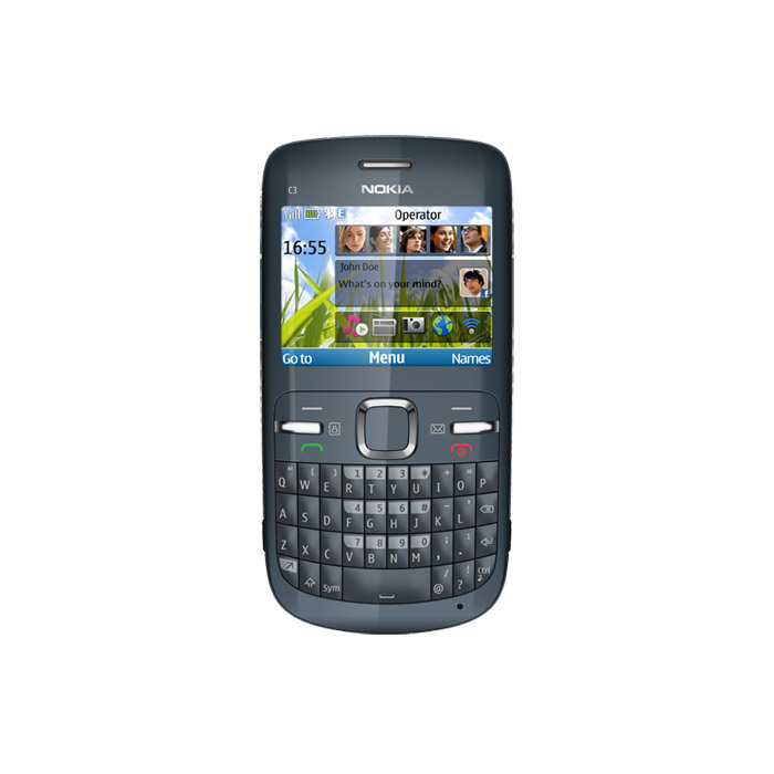 голяма снимка на NOKIA C3-00 EURO SLATE BLACK