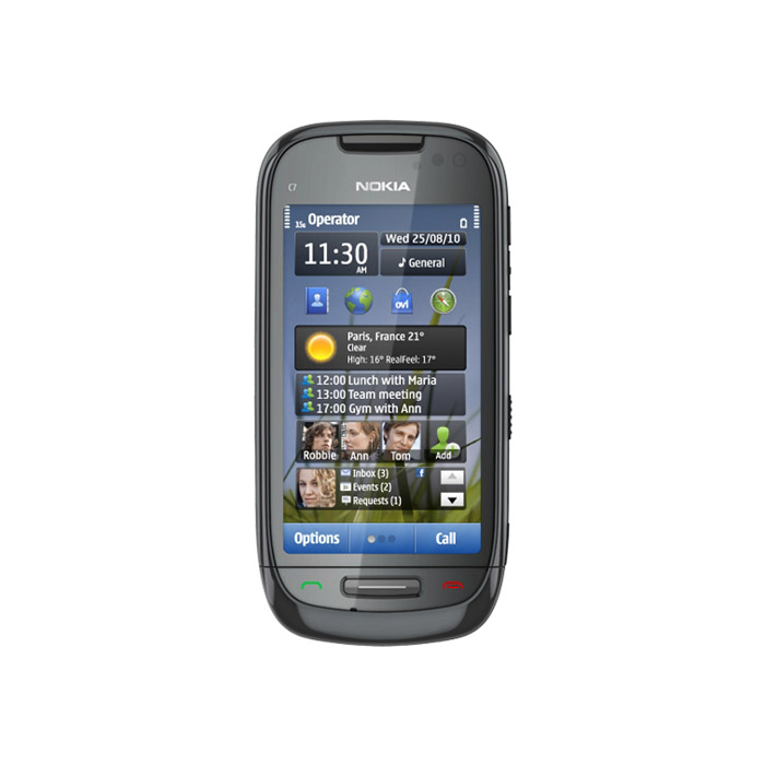 голяма снимка на NOKIA C7 BG CHARCOAL BLACK