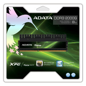 голяма снимка на 2X4GB DDR3 2000G A-DATA