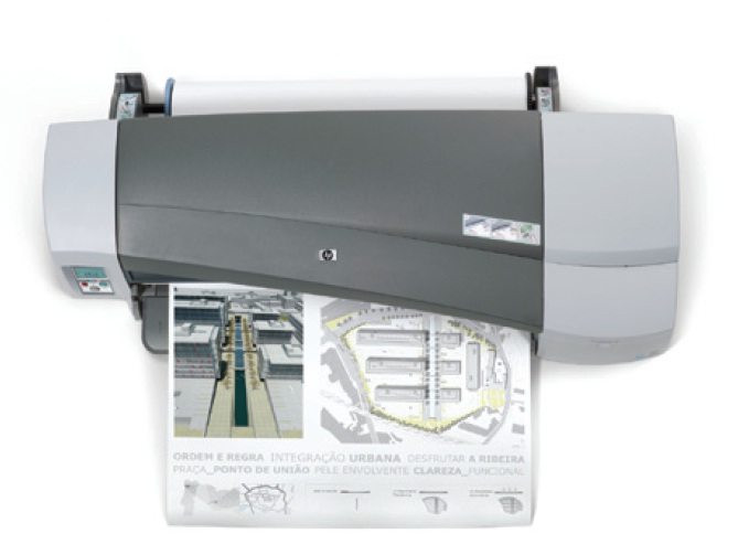голяма снимка на CQ533A DESIGNJET 111 WITH TRAY