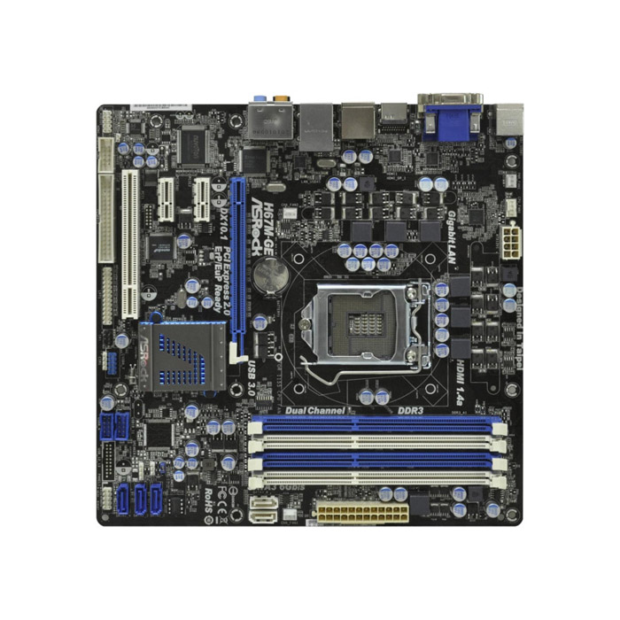 голяма снимка на ASROCK H67 M-GE /H67/LGA1155