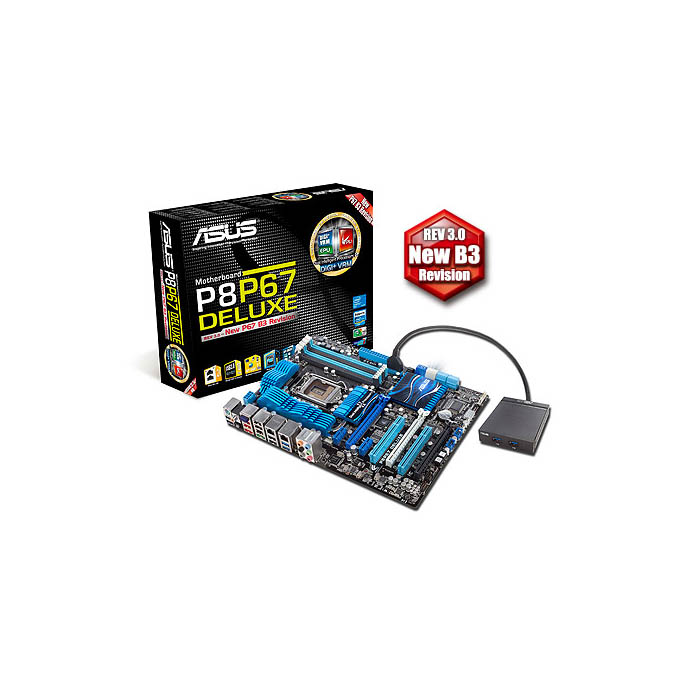 голяма снимка на ASUS P8P67 DELUXE /P67/LGA1155