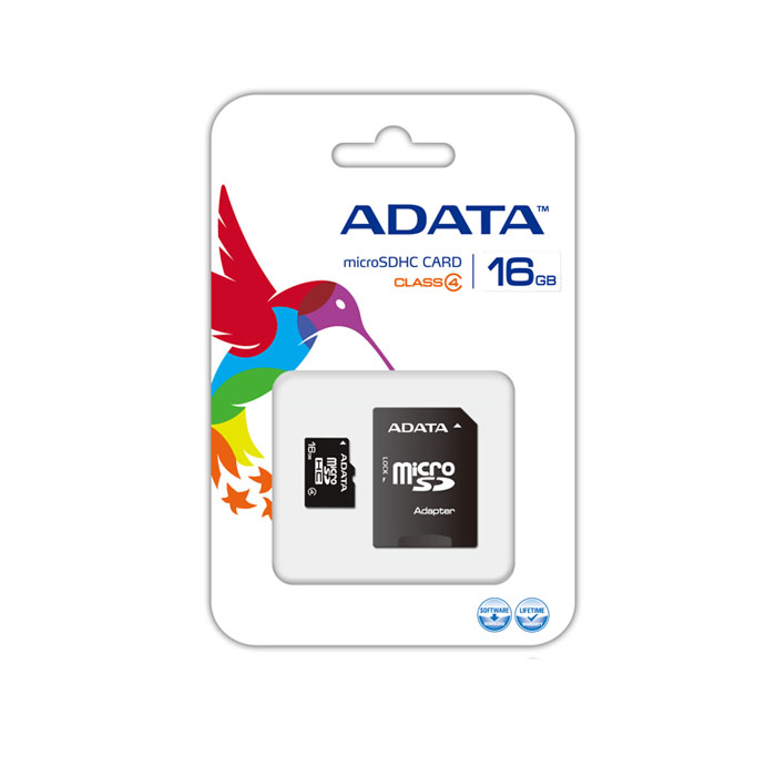 голяма снимка на 16GB MICRO CLASS4 A-DATA 1XADA