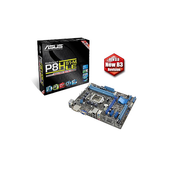 голяма снимка на ASUS P8H61-M LE /H61/LGA1155