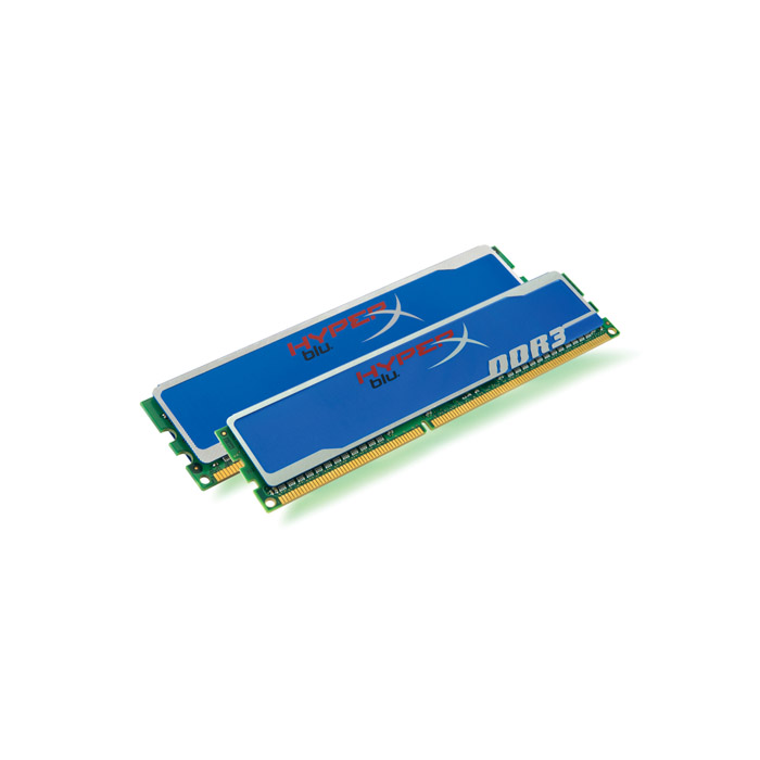 голяма снимка на 2X2G DDR3 1600 KINGST XMP BLU