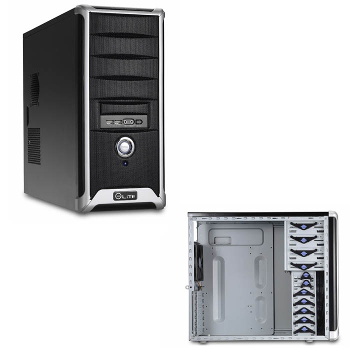 голяма снимка на CM ELITE 332 BLACK NO PSU