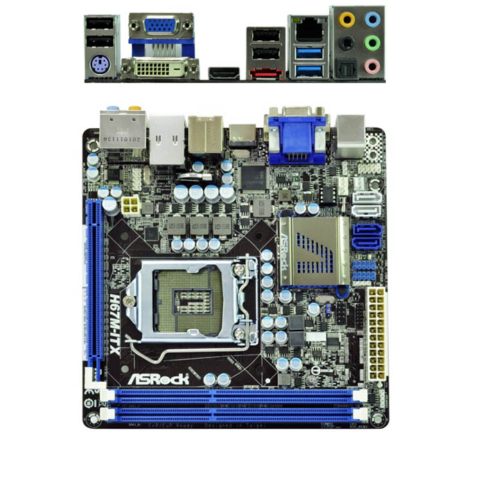 голяма снимка на ASROCK H67M-ITX /H67/LGA1155