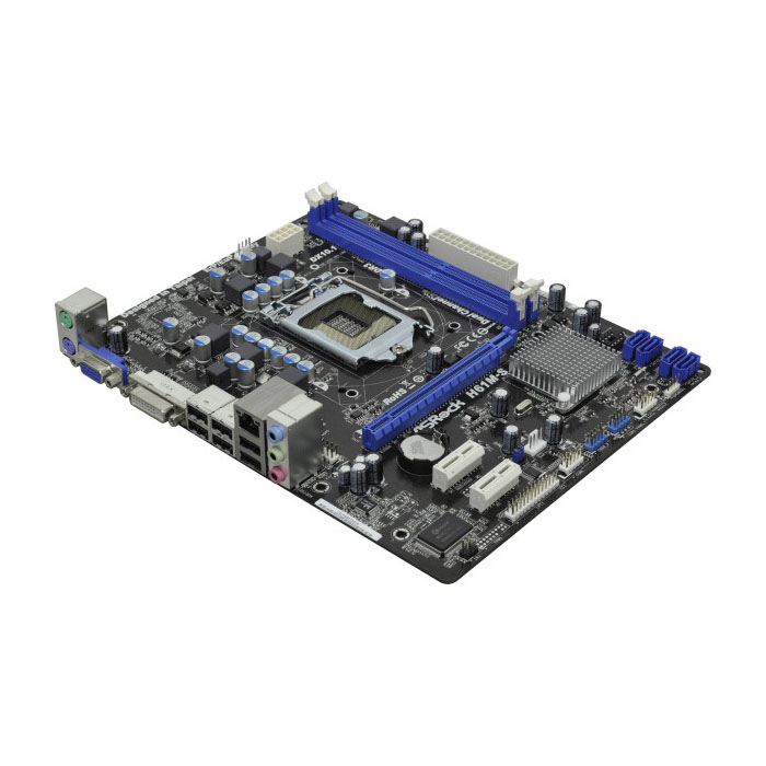 голяма снимка на ASROCK H61M-S/BULK/H61/LGA1155