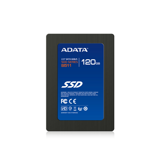 голяма снимка на A-DATA SSD S511 120GB 6GB/SEC