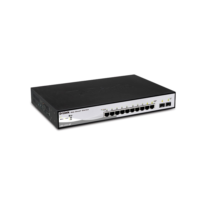 голяма снимка на D-LINK SW DGS-1210-10P POE