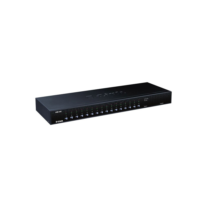 голяма снимка на D-LINK KVM 16PORT USB/PS2 RACK