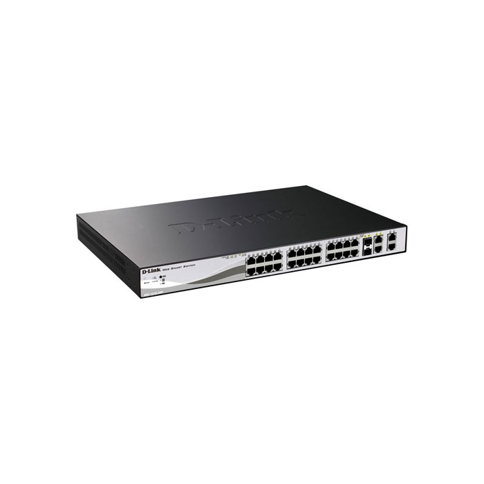 голяма снимка на D-LINK SW DES-1210-28P  POE