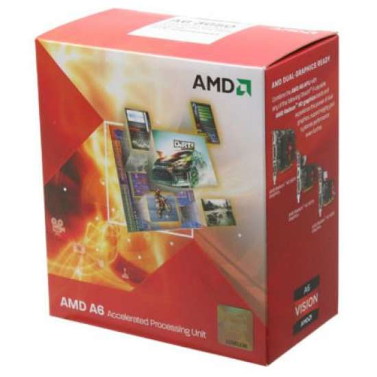 голяма снимка на AMD A6-3500 X3 /2.1GHZ/FM1/BOX