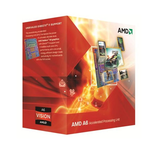голяма снимка на AMD A6-3670 X4 /2.7GHZ/FM1/BOX