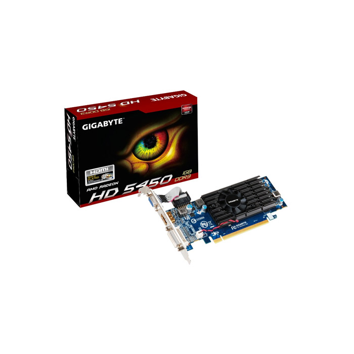 голяма снимка на GB R545D3-1GI  /HD5450/ 1GB D3