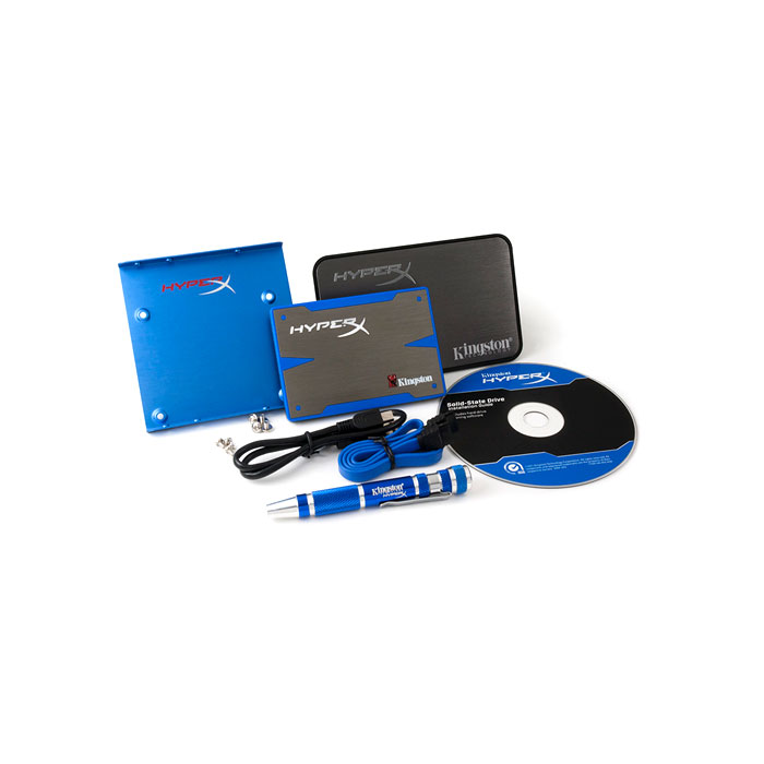 голяма снимка на KINGSTON SSD HYPERX 120G KIT