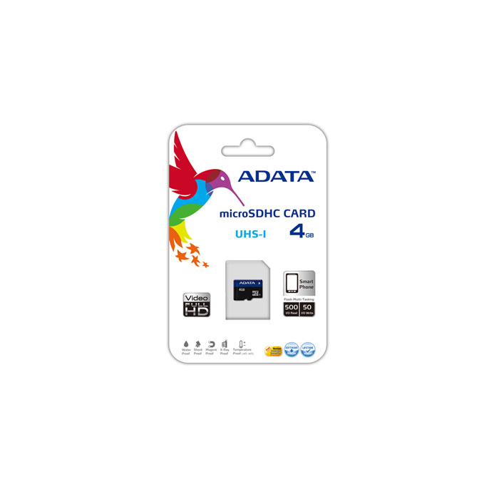 голяма снимка на 4GB SDMICRO UHS-I A-DATA