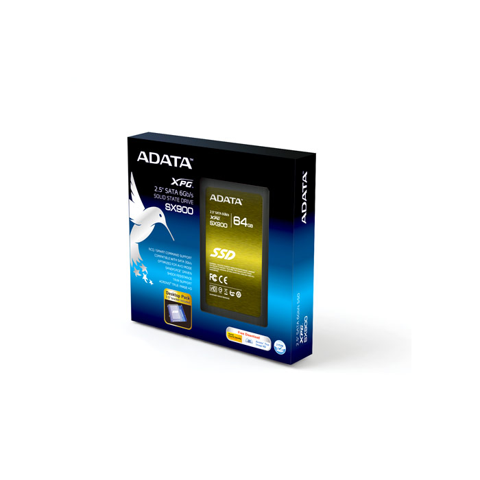 голяма снимка на A-DATA SSD SX900 64GB SATA3