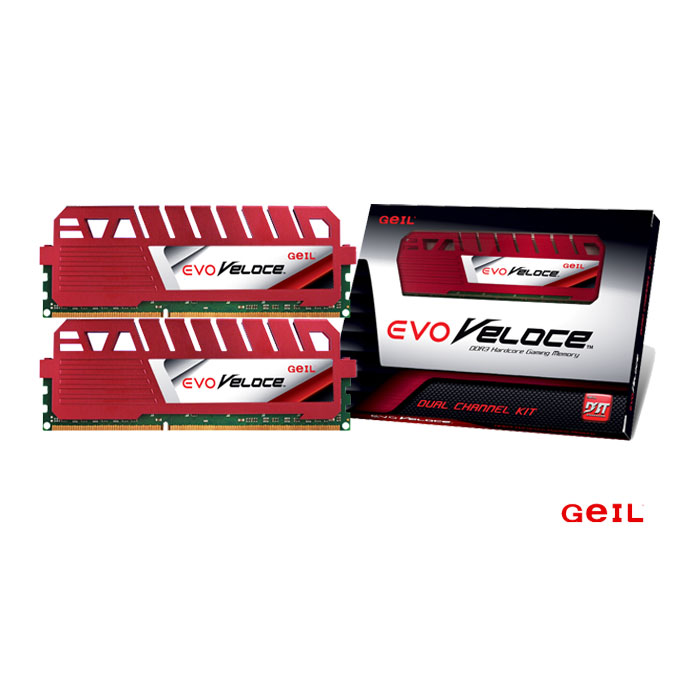 голяма снимка на 2X4G DDR3 1600 GEIL EVO VELOCE