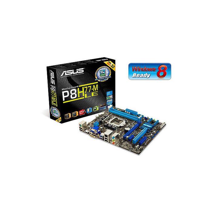 голяма снимка на ASUS P8H77-M LE /H77/ 1155